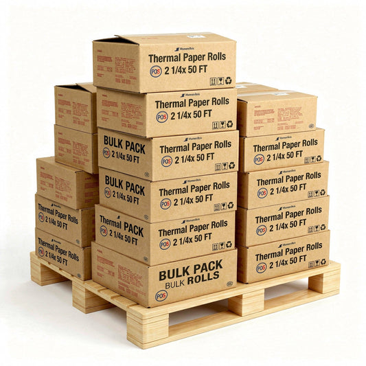 3 Pallets - 18,000 ROLLS - 2 1/4" x 50' POS Paper - 2 1/4" x 50' Thermal Receipt Paper Rolls BPA Free).